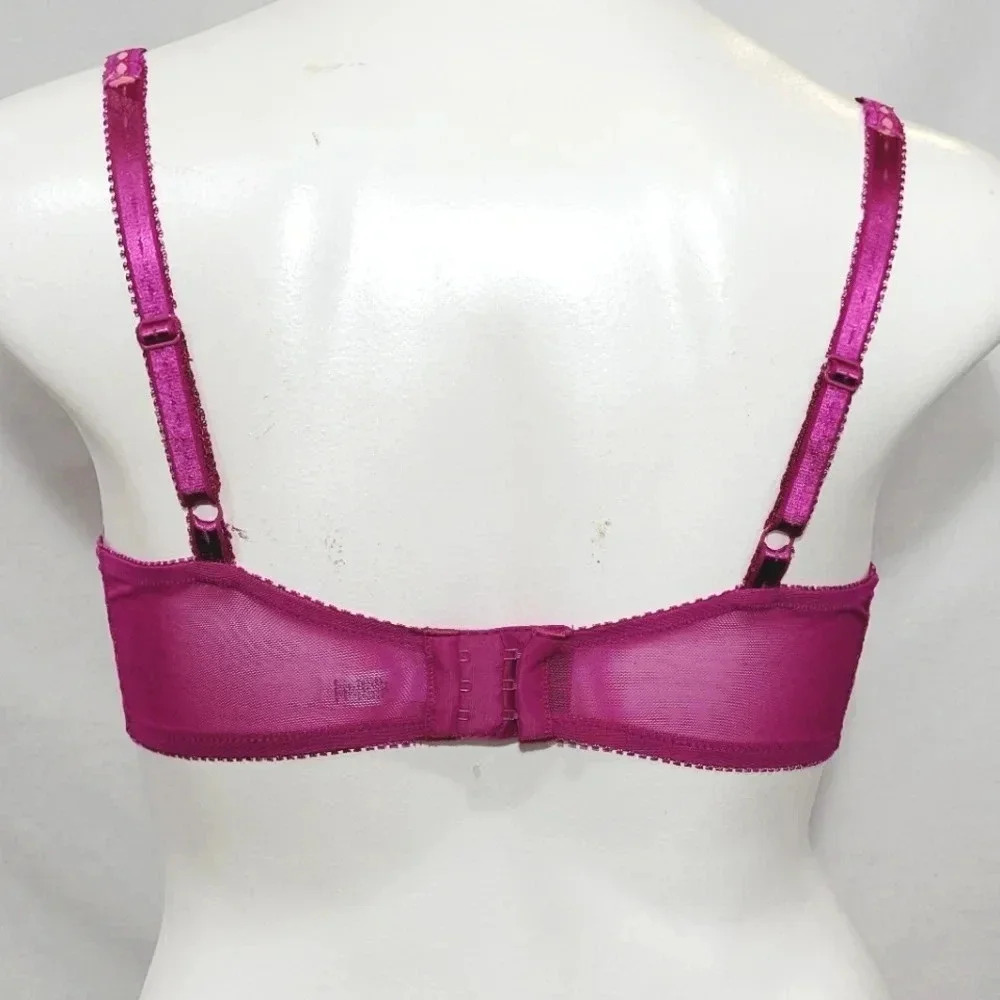 Felina 5894 Harlow Sheer Lace Full Bust Demi Underwire Bra NWT - Picture 3 of 10